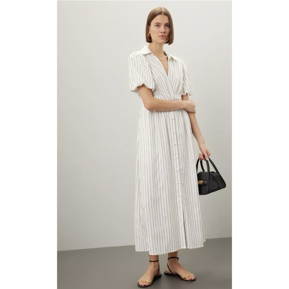 derek lam 10 crosby Knot Waist Shirt Dress Size 16